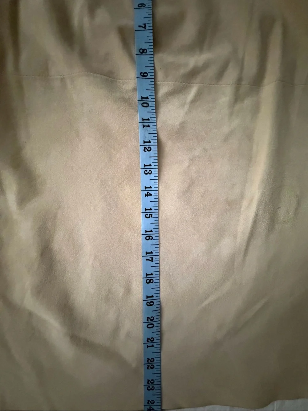 Michael Kors Beige Suede Pencil Skirt